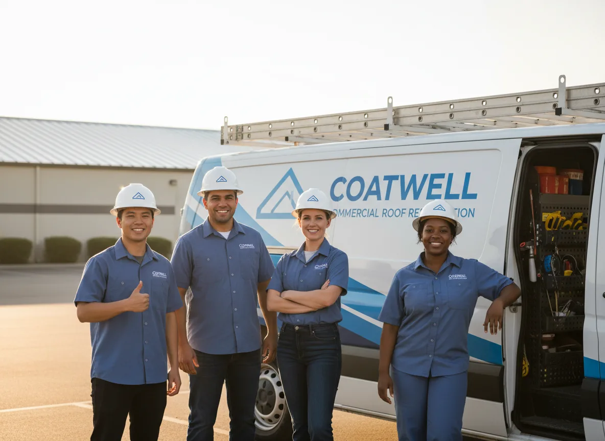 Commercial roof coating company in Mount Holly, VT